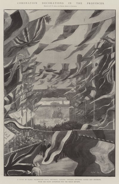 Décorations de couronnement dans les provinces - Fred T. Jane